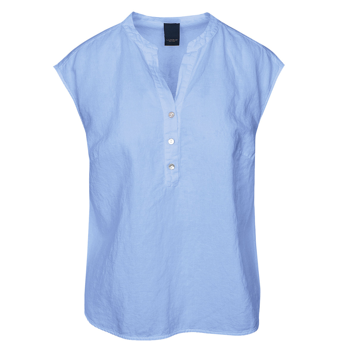 LUXZUZ // ONE TWO Kikantia Top Top 510 Chambray Blue