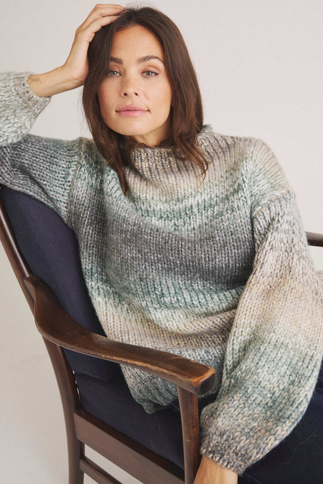 LUXZUZ // ONE TWO Kiki Knit Knit 613 Bottle Green