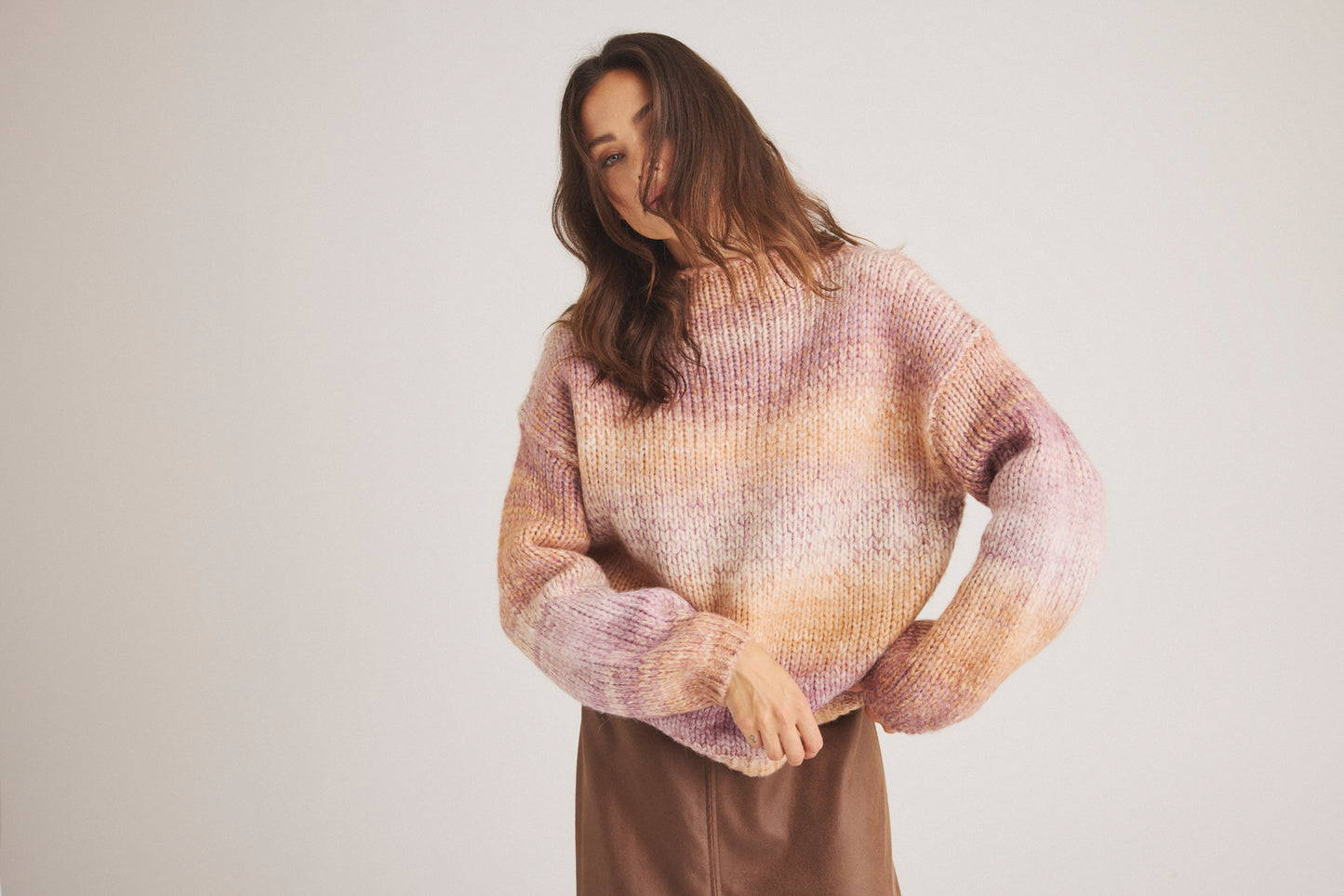 LUXZUZ // ONE TWO Kiki Knit Knit 779 Brown Sugar