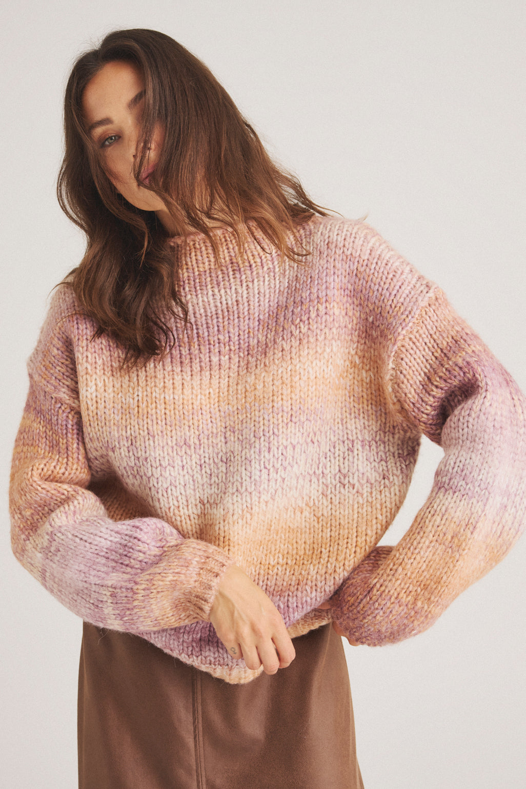 LUXZUZ // ONE TWO Kiki Knit Knit 779 Brown Sugar