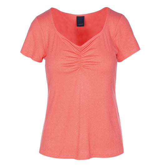 LUXZUZ // ONE TWO Klaudine T-shirt T-Shirt 351 Coral