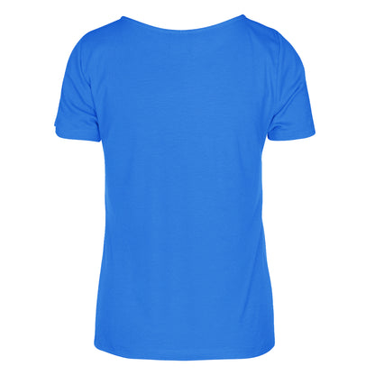 LUXZUZ // ONE TWO Klaudine T-shirt T-Shirt 567 Brilliant Blue