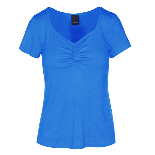LUXZUZ // ONE TWO Klaudine T-shirt T-Shirt 567 Brilliant Blue