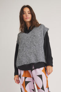 Kraka Knit - Dark Grey Melange