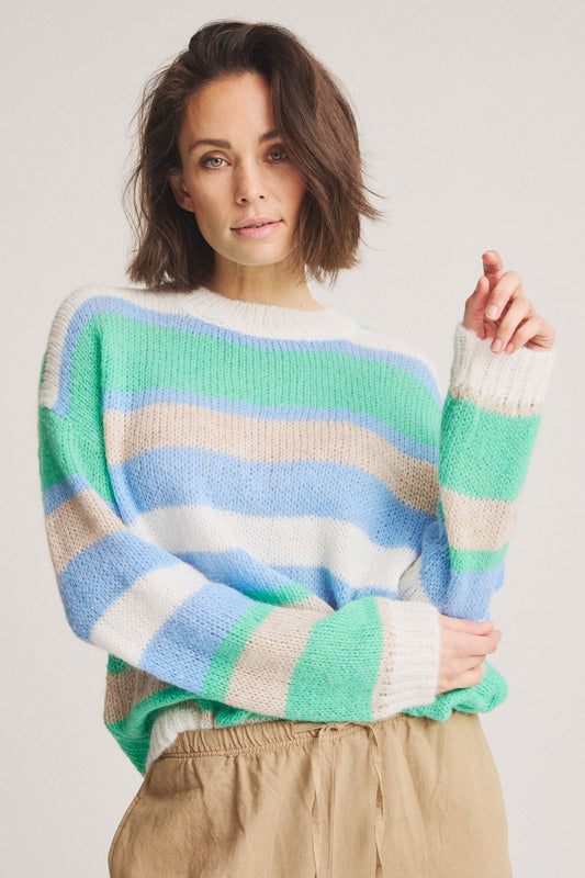 LUXZUZ // ONE TWO Krista Knit Knit 514 Cashmere Blue