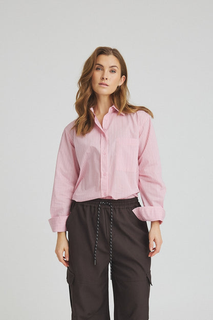LUXZUZ // ONE TWO Laika Shirt Shirt 362 Strawberry Ice