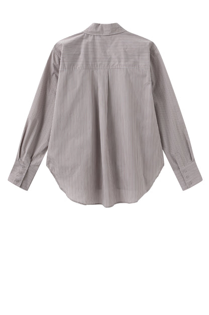 LUXZUZ // ONE TWO Laika Shirt Shirt 716 Bark Brown