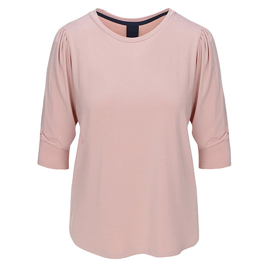 LUXZUZ // ONE TWO Lailong Bamboo T-Shirt 302 Rose Smoke