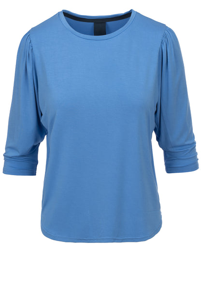 LUXZUZ // ONE TWO Lailong Bamboo T-Shirt 514 Cashmere Blue