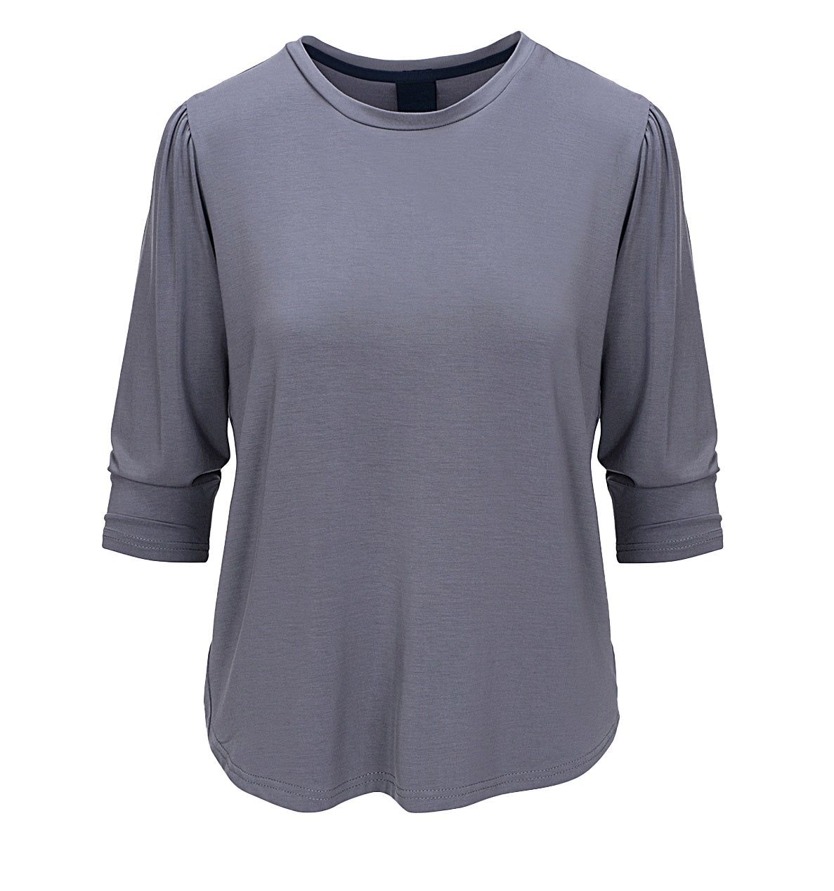 LUXZUZ // ONE TWO Lailong Bamboo T-Shirt 818 Steel Grey