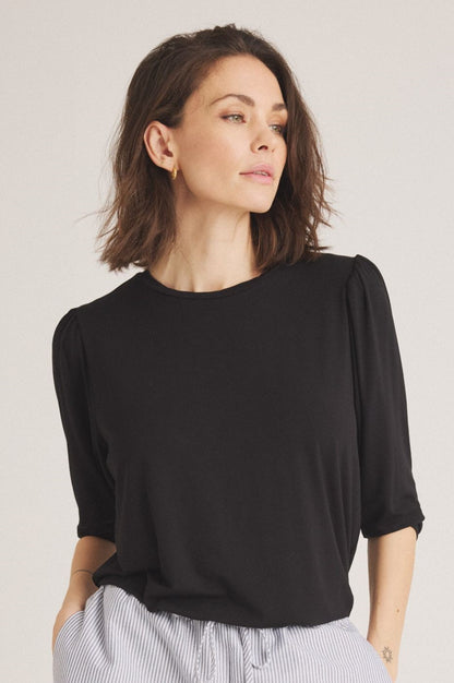 LUXZUZ // ONE TWO Lailong Bamboo T-Shirt 999 Black
