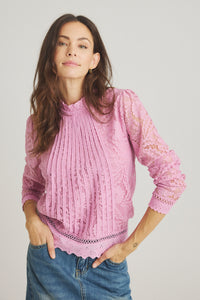 Laizy Blouse - Pink Nectar