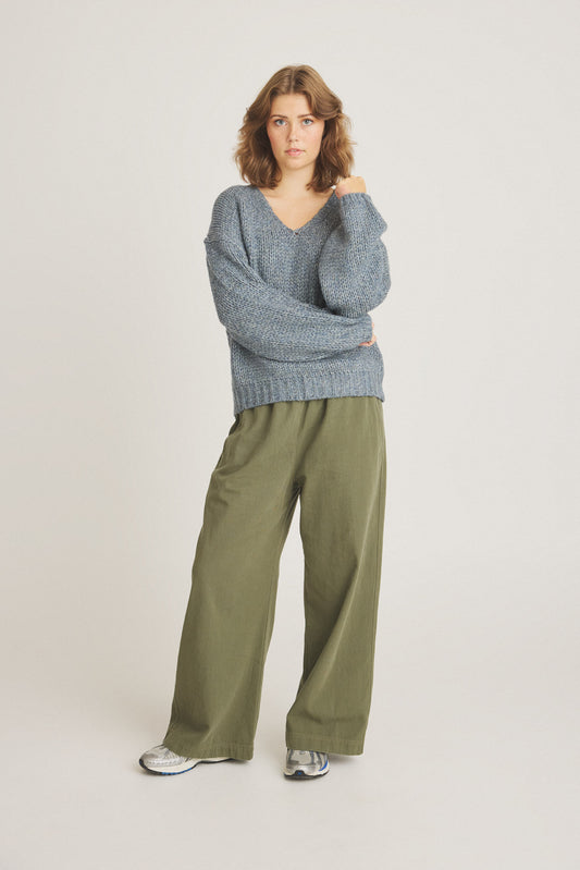 LUXZUZ // ONE TWO Lotti Knit Knit 548 Flint Stone