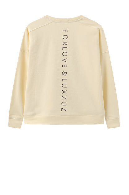 LUXZUZ // ONE TWO Lovelux Sweat Sweat 129 Pastel Yellow