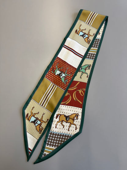 LUXZUZ // ONE TWO Lungo Scarf Accessories 692 Pepper Green