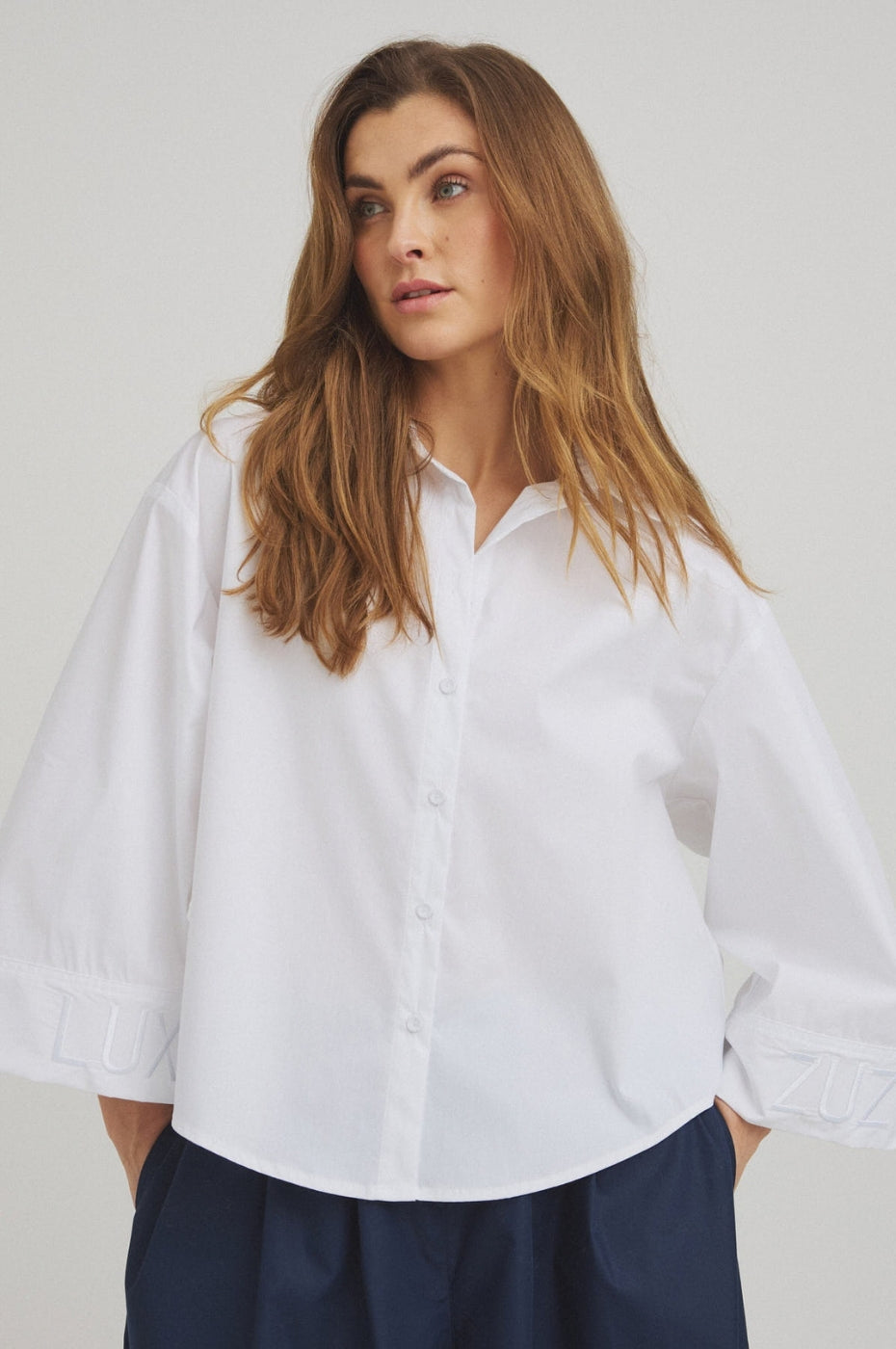 LUXZUZ // ONE TWO Luxo Shirt Shirt 901 White