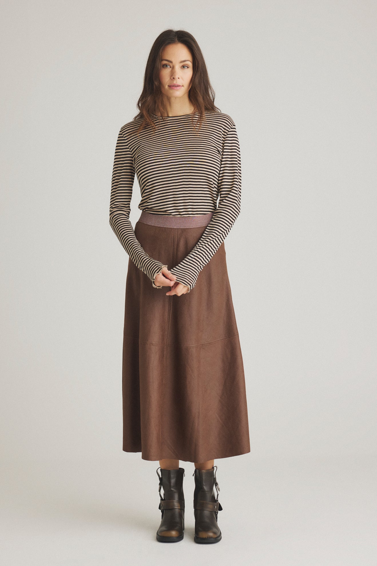 LUXZUZ // ONE TWO Madilo Skirt Skirt 794 Carafe