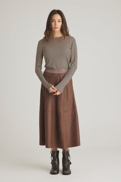 LUXZUZ // ONE TWO Madilo Skirt Skirt 794 Carafe