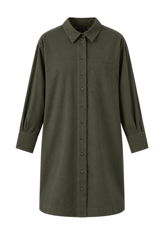 LUXZUZ // ONE TWO Makiena Dress Dress 633 Army