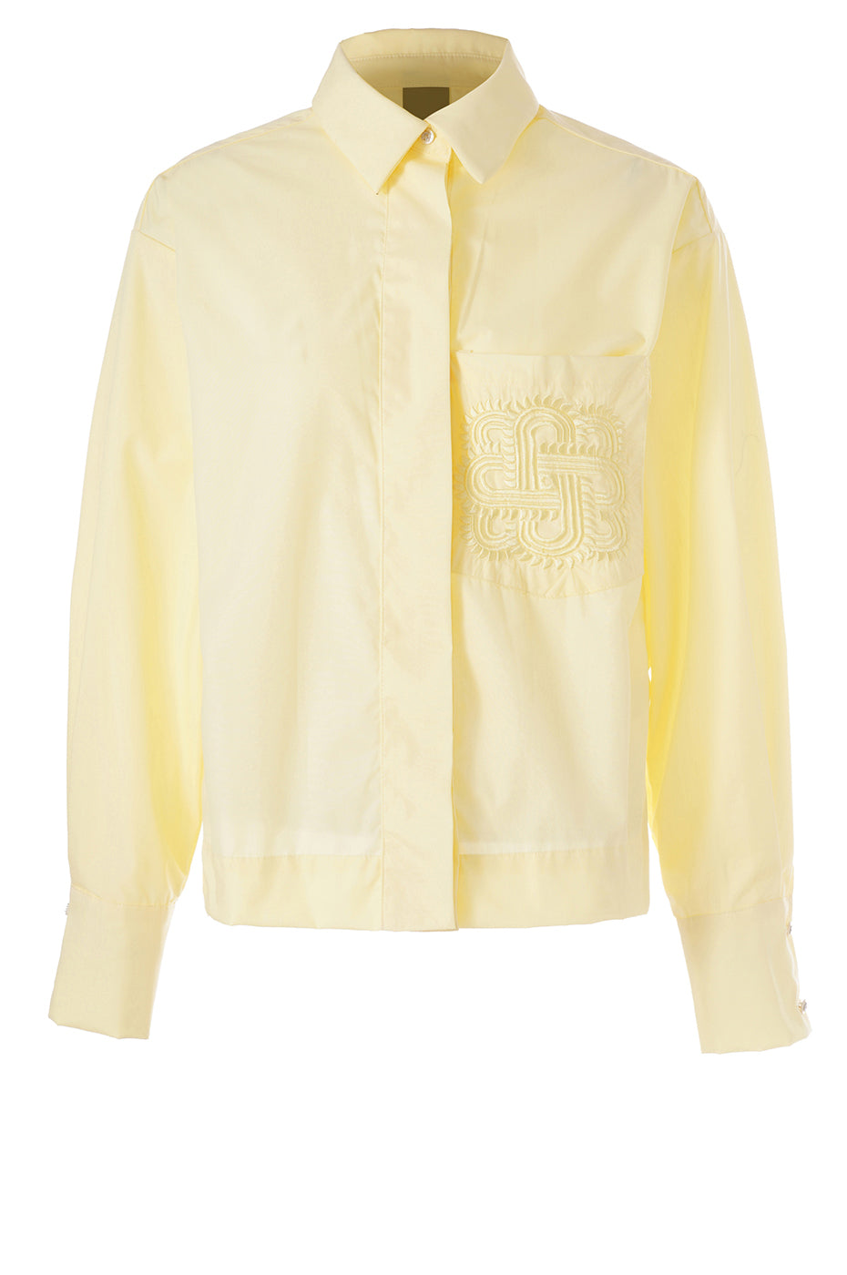 LUXZUZ // ONE TWO Makiero Shirt Shirt 129 Pastel Yellow