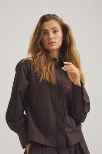 Makiero Shirt - Chocolate Plum