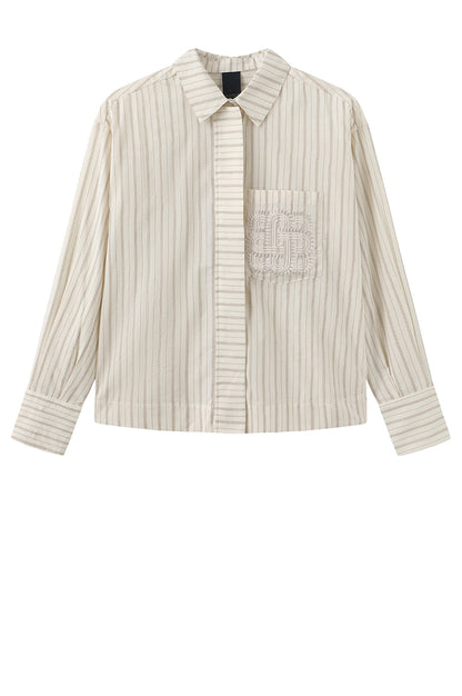 LUXZUZ // ONE TWO Makiero Shirt Shirt 741 Ecru