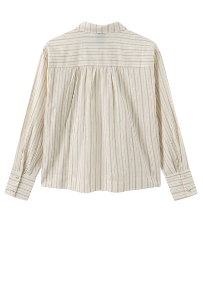 LUXZUZ // ONE TWO Makiero Shirt Shirt 741 Ecru