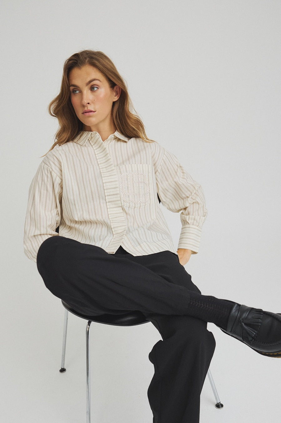 LUXZUZ // ONE TWO Makiero Shirt Shirt 741 Ecru