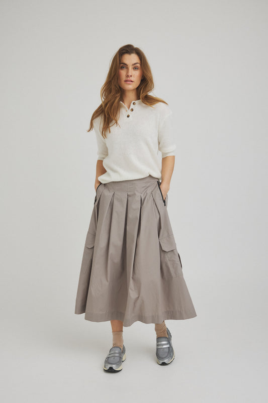 LUXZUZ // ONE TWO Malle Skirt Skirt 831 Mourning Dove