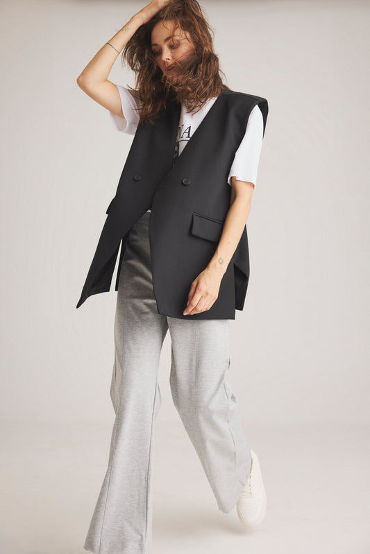 LUXZUZ // ONE TWO Marike Vest Vest 999 Black