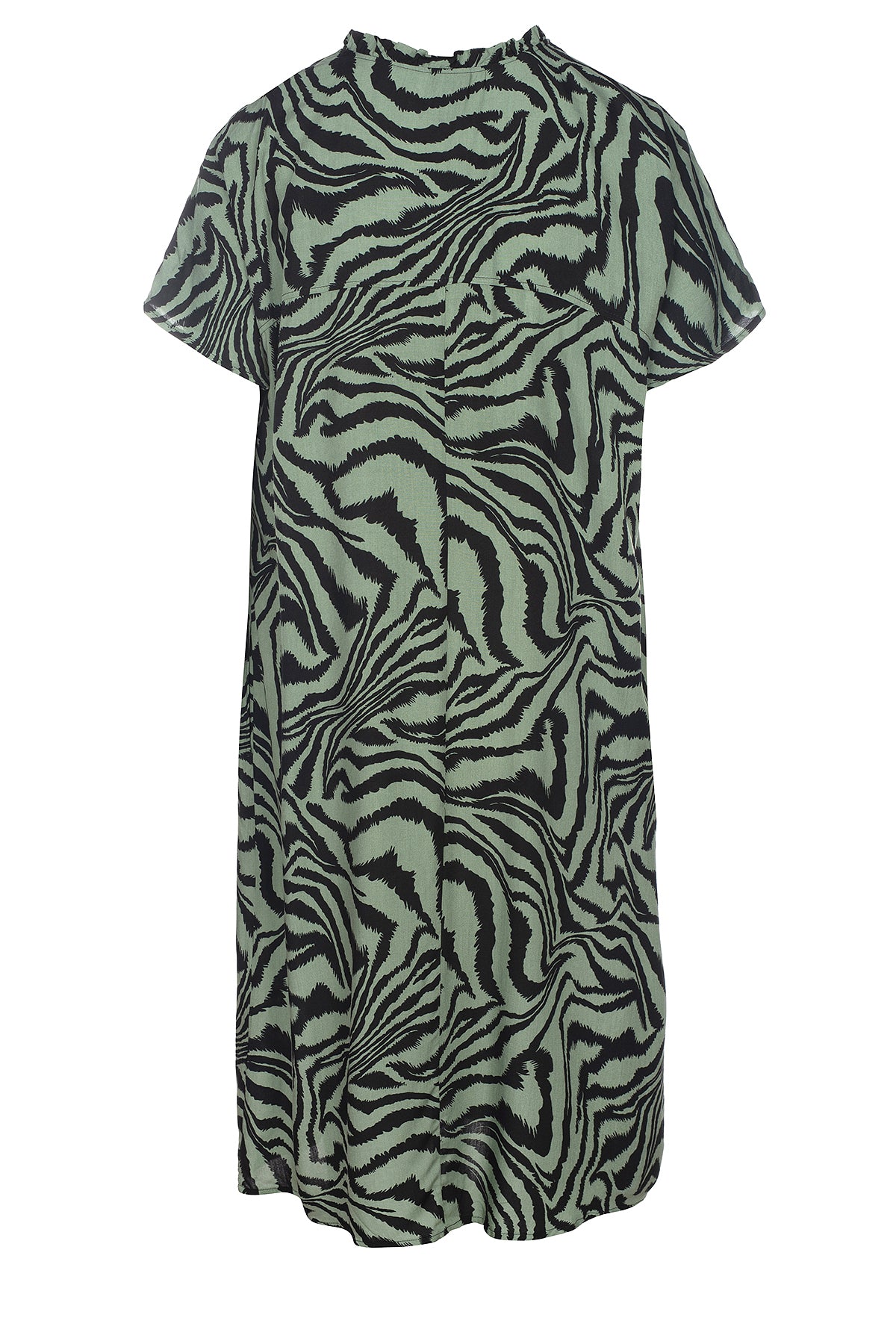 LUXZUZ // ONE TWO Marito Dress Dress 672 Hedge Green