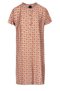 Maritoni Dress - Hot Coral