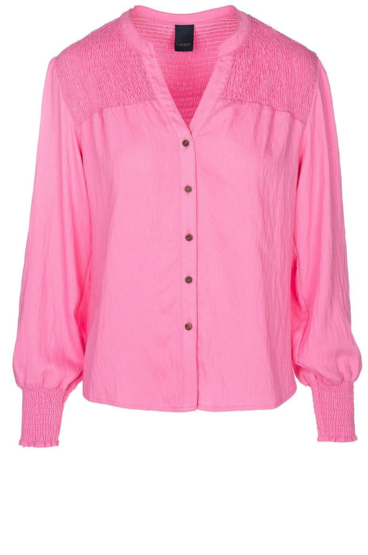 LUXZUZ // ONE TWO Meiko Shirt Shirt 331 Geranium Pink