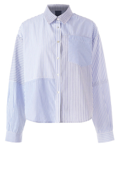 LUXZUZ // ONE TWO Mitzy Shirt Shirt 568 Mood Indigo