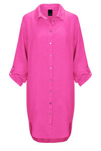 Osa Long Shirt - Cabaret Pink