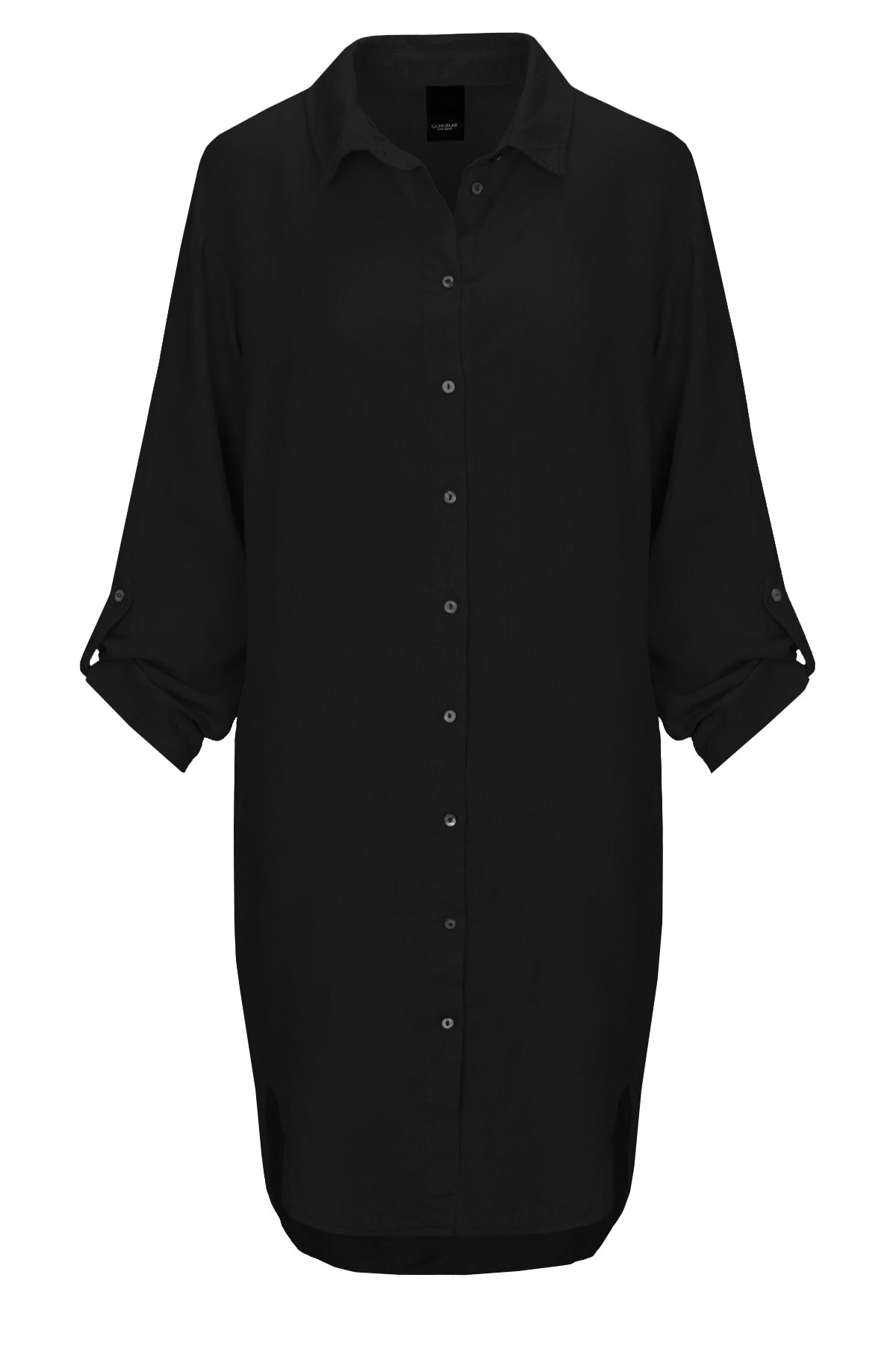 LUXZUZ // ONE TWO Osa Long Shirt Dress 999 Black