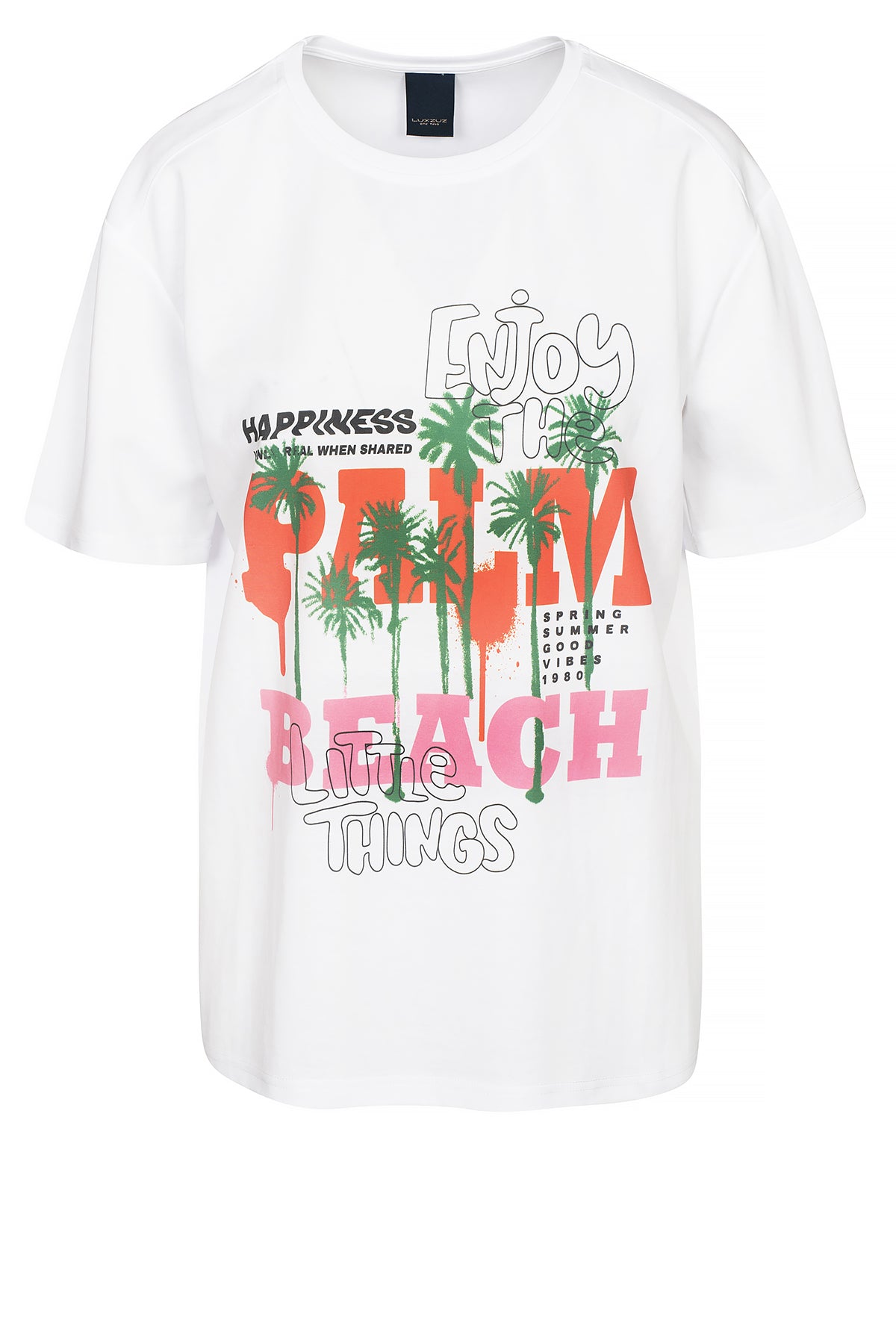 LUXZUZ // ONE TWO Palm Beach T-shirt T-Shirt 901 White
