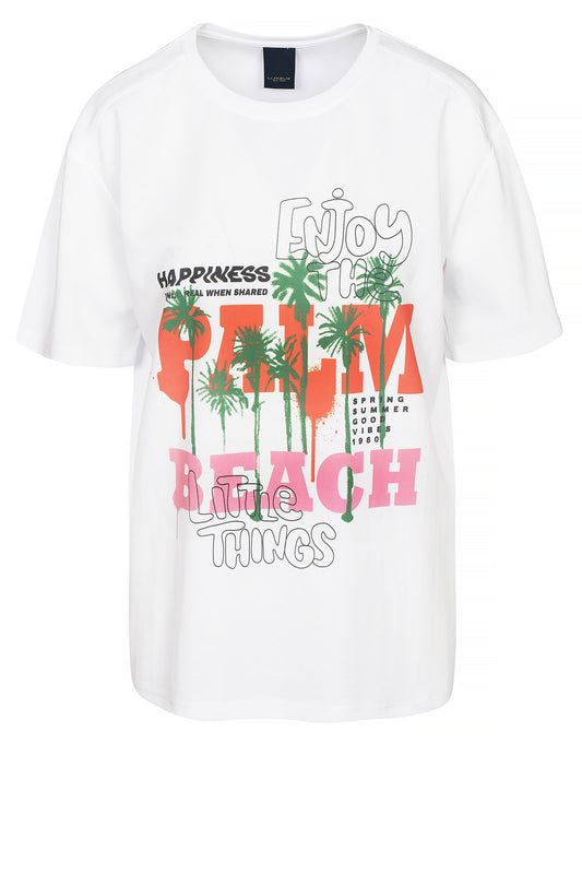 LUXZUZ // ONE TWO Palm Beach T-shirt T-Shirt 901 White
