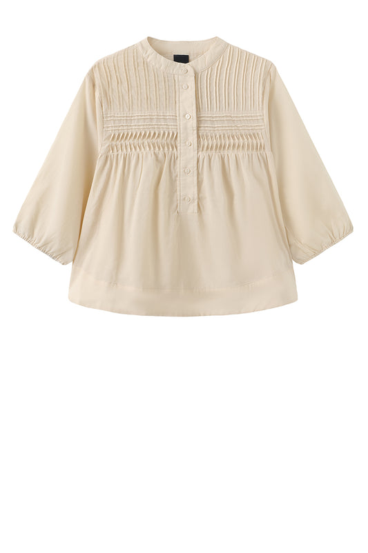 LUXZUZ // ONE TWO Percha Blouse Blouse 741 Ecru