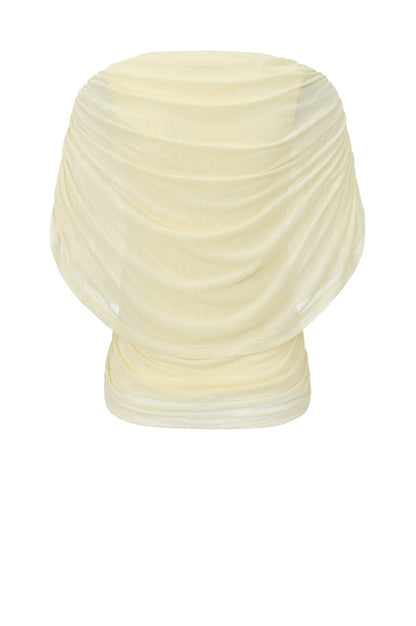 LUXZUZ // ONE TWO Queenie Top Top 129 Pastel Yellow