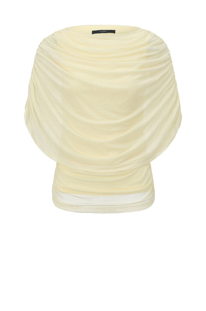LUXZUZ // ONE TWO Queenie Top Top 129 Pastel Yellow