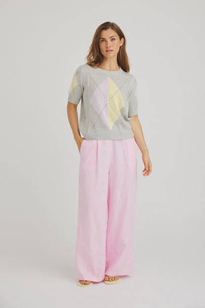 LUXZUZ // ONE TWO Rita Pant Pant 322 Pink Lady