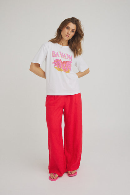 LUXZUZ // ONE TWO Rita Pant Pant 349 Flame Scarlet