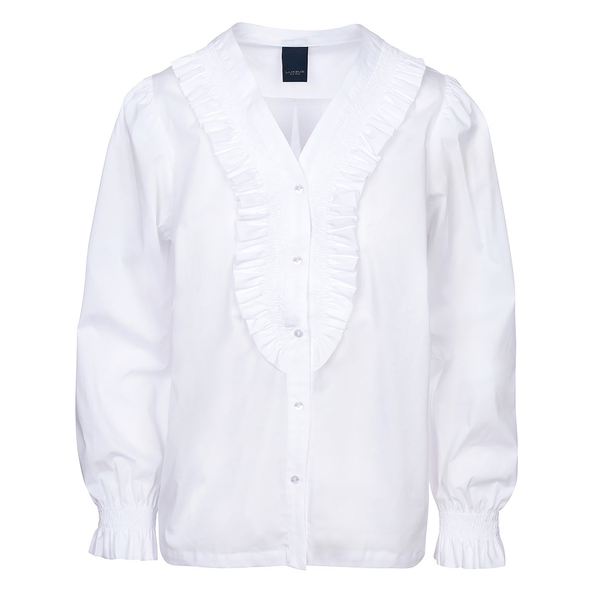 LUXZUZ // ONE TWO Romla Shirt Shirt 901 White