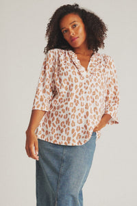 Roseanna Blouse - Iced Coffee