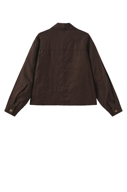 LUXZUZ // ONE TWO Ruby Shirt Shirt 799 Choco Lux