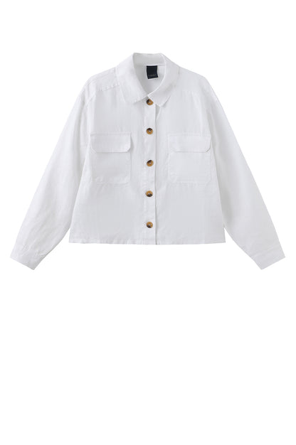 LUXZUZ // ONE TWO Ruby Shirt Shirt 901 White