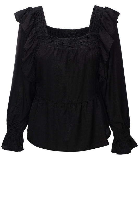 LUXZUZ // ONE TWO Rufusana Blouse Blouse 999 Black