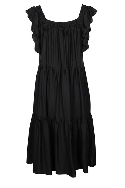 LUXZUZ // ONE TWO Rufusana Dress Dress 999 Black