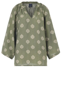 Salinas Blouse - Loden Green